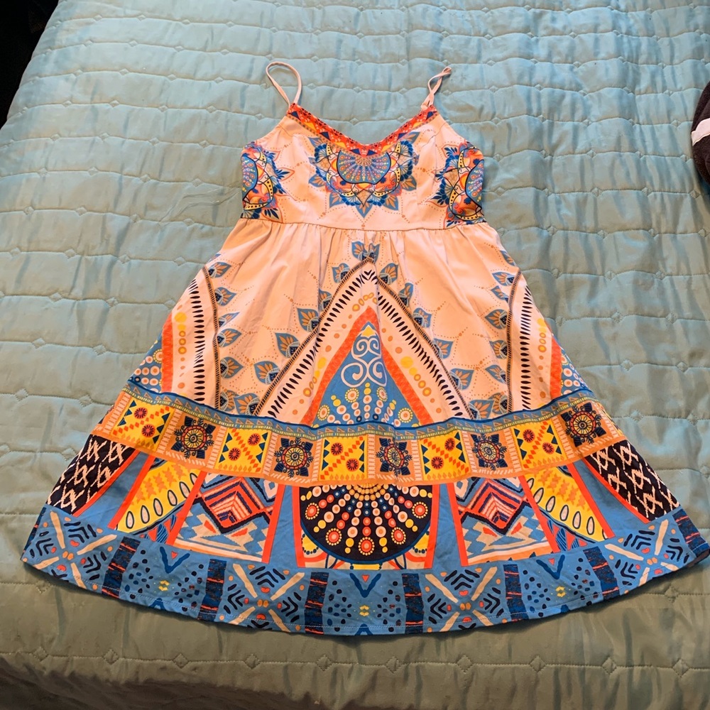 Adorable sundress bright pattern small